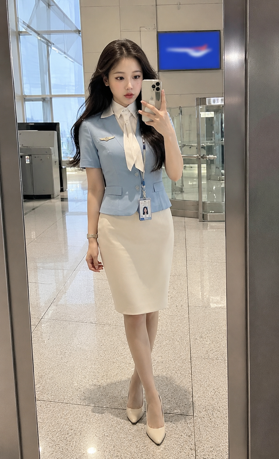 승무원 사진